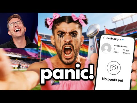 Bad Bunny DELETES His Accounts After Super Bowl Humiliation