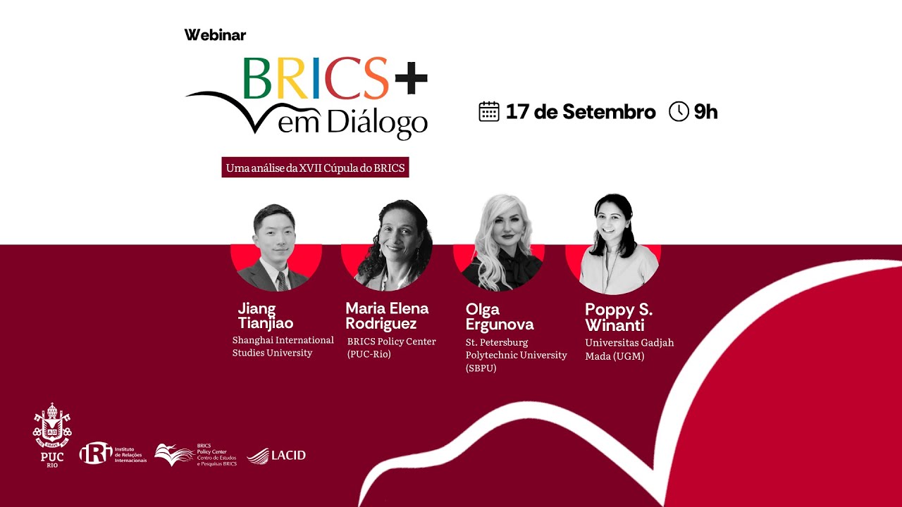 Webinar BRICS + em diálogo
