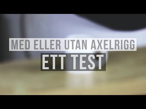 Med eller utan axelrigg - Ett test