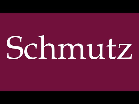 How to Pronounce ''Schmutz'' (Dirt) Correctly in German