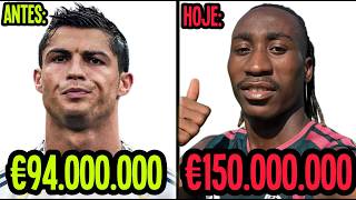 €100.000.000 ANTIGAMENTE X HOJE no FUTEBOL