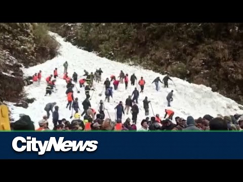 Dozens of people missing following deadly avalanche in the Himalayan mountains