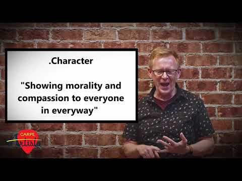 Carpe Artista 4 Core Values - #1 Character