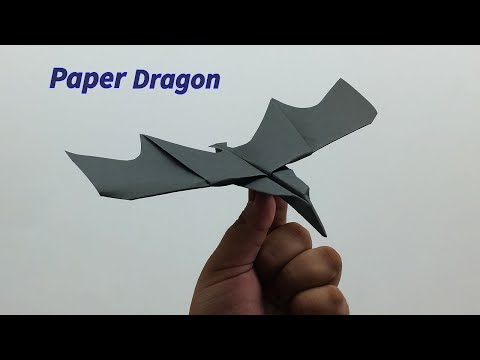 How To Make a Flying Paper Dragon Airplane