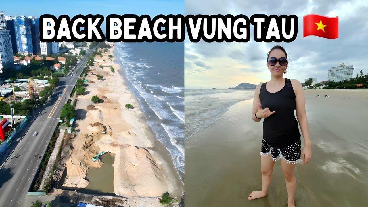 Travelers explore Back Beach in this video.