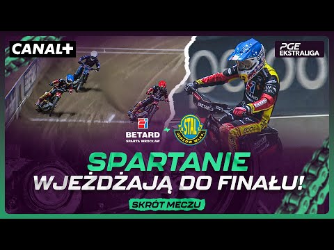 SKRÓT MECZU: BETARD SPARTA WROCŁAW - EBUT.PL STAL GORZÓW