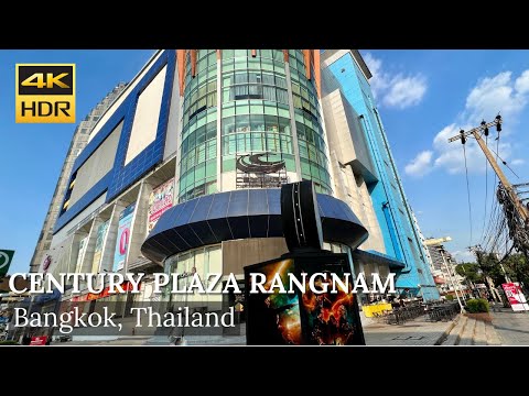 4K HDR| Walk around Century Movie Plaza Victory Monument | Rangnam | April 2022| Bangkok | Thailand
