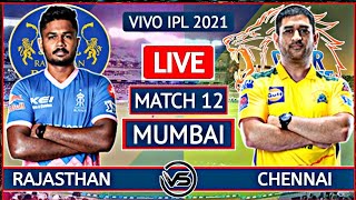 19 April 2021 | CSK vs RR Today Live Match | Chennai Super king  vs Rajasthan Royals