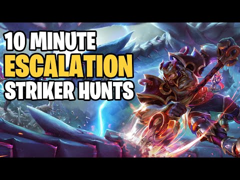 Strikers are NUTS in Escalation! | 10 Minute Hunts! | Dauntless Aether Striker Build
