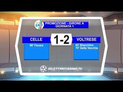 CELLE RIVIERA-VOLTRESE 1-2 1ª giornata Promozione girone A 04/10/2020