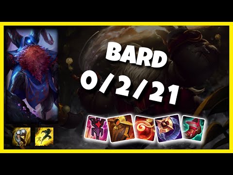 Bard vs Lulu OCE Challenger SUPPORT (0/2/21) Gameplay Replay - Patch 10.24