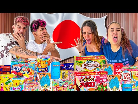 MENINAS VS MENINOS *provando doces asiáticos