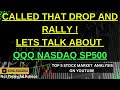 CALLED THAT DROP AND RALLY ! LETS TALK ABOUT- qqq nasdaq sp500 dxy 10 year nvda apple msft tesla