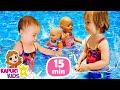 Baby Annabell Baby Born Doll At The Swimming Pool Kids Play Toys Baby Dolls Videos For Kids