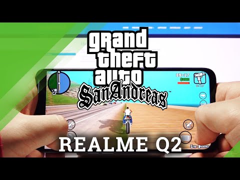 Grand Theft Auto Game Test on Realme Q2 - GTA San Andreas Gameplay