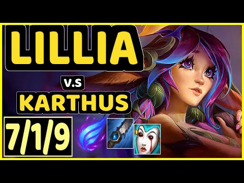 SEVENARMY (LILLIA) vs KARTHUS - 7/1/9 KDA JUNGLE GAMEPLAY - EUW Ranked GRANDMASTER