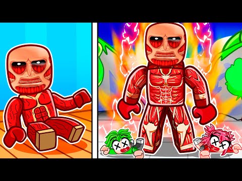 Birth to COLOSSAL TITAN in Roblox Strongest Battlegrounds!