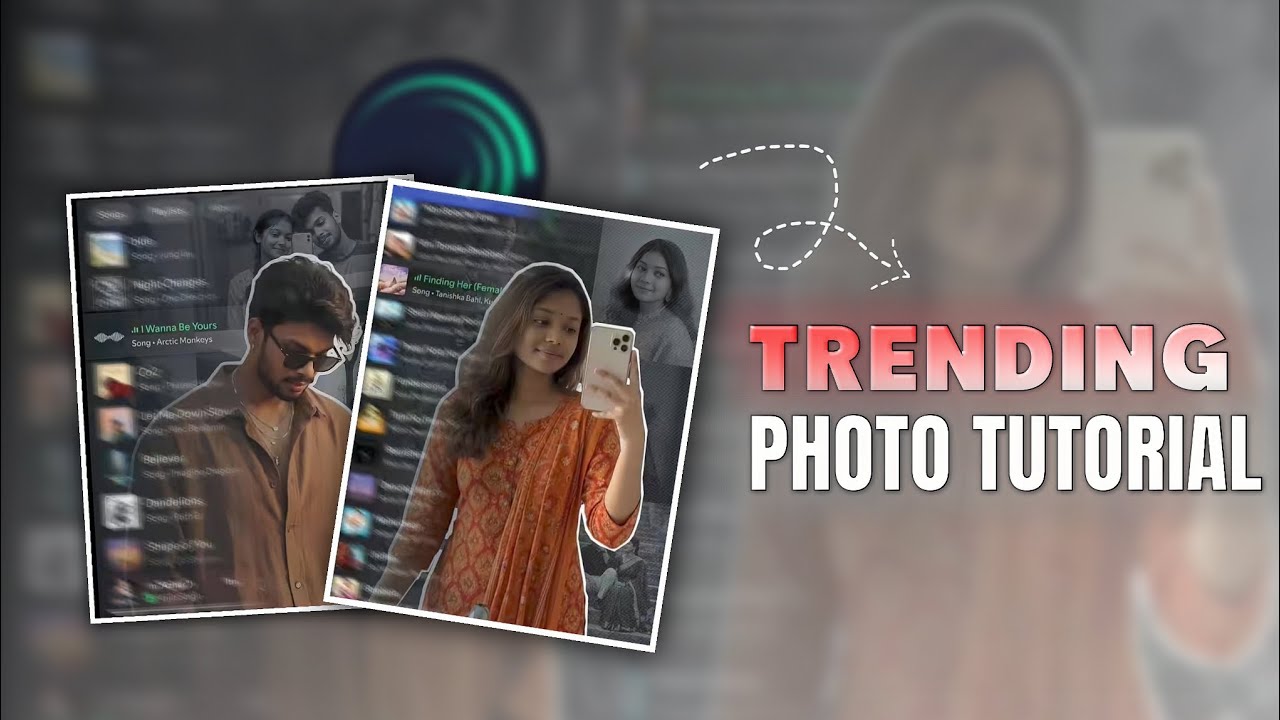 Creative Spotify Type Trending Image Editing | Image Tutorial 