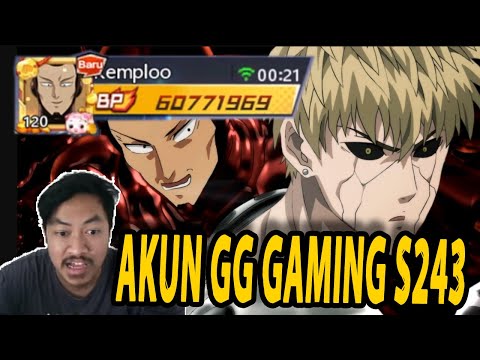 🔥🔥REVIEW AKUN GG GAMING SERVER 243!! BTW MAU DI LEGO KATANYA!! - ONE PUNCH MAN The Strongest