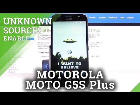How to Download and Install Apps From Unknown Sources on MOTOROLA Moto G5S Plus?