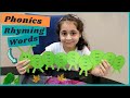 Phonics Rhyming Words Caterpillar Rhyming Word Activity For Kids CVC Words I Kinesthetic Learning