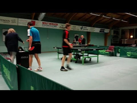 Tony Nader vs Paul vd Leur en Barry Berben,  17-11-2018