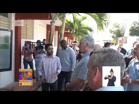 Presidente de Cuba visita municipio artemiseño de Bauta