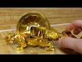 Gold Chrome Dimetrozord Abaranger Lucky Draw
