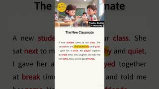 English Listening Practice – The New Classmate | Short English Story with Subtitles