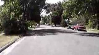 Sarah Riding The Triumph