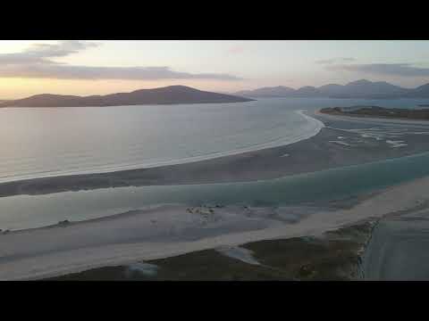 Seilebost sunset, Isle of Harris, Outer Hebrides, Scotland.