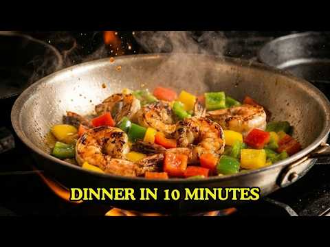 Shrimp & Pepper Stir-Fry with a Hot Honey Finish — Dinner in 20 Minutes