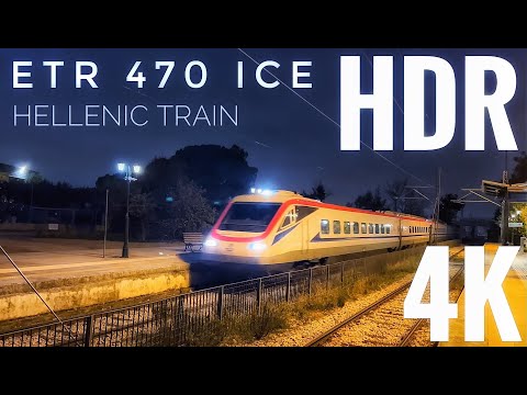 ETR 470 ICE  HELLENIC TRAIN  FSI group HDR [4K]