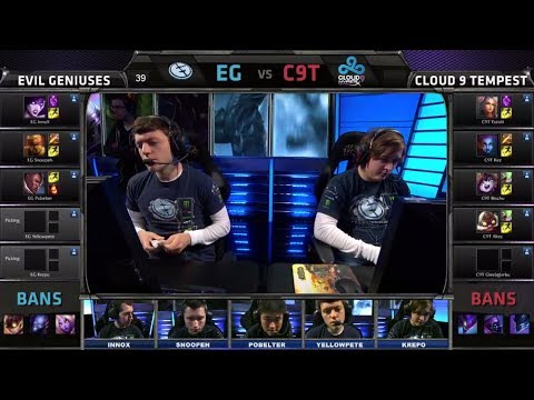 Evil Geniuses vs Cloud 9 Tempest Game 3 | S4 NA LCS Summer Promotion Tournament | EG vs C9T G3