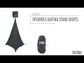 Speaker/Lighting Stand Skirt | SSA100