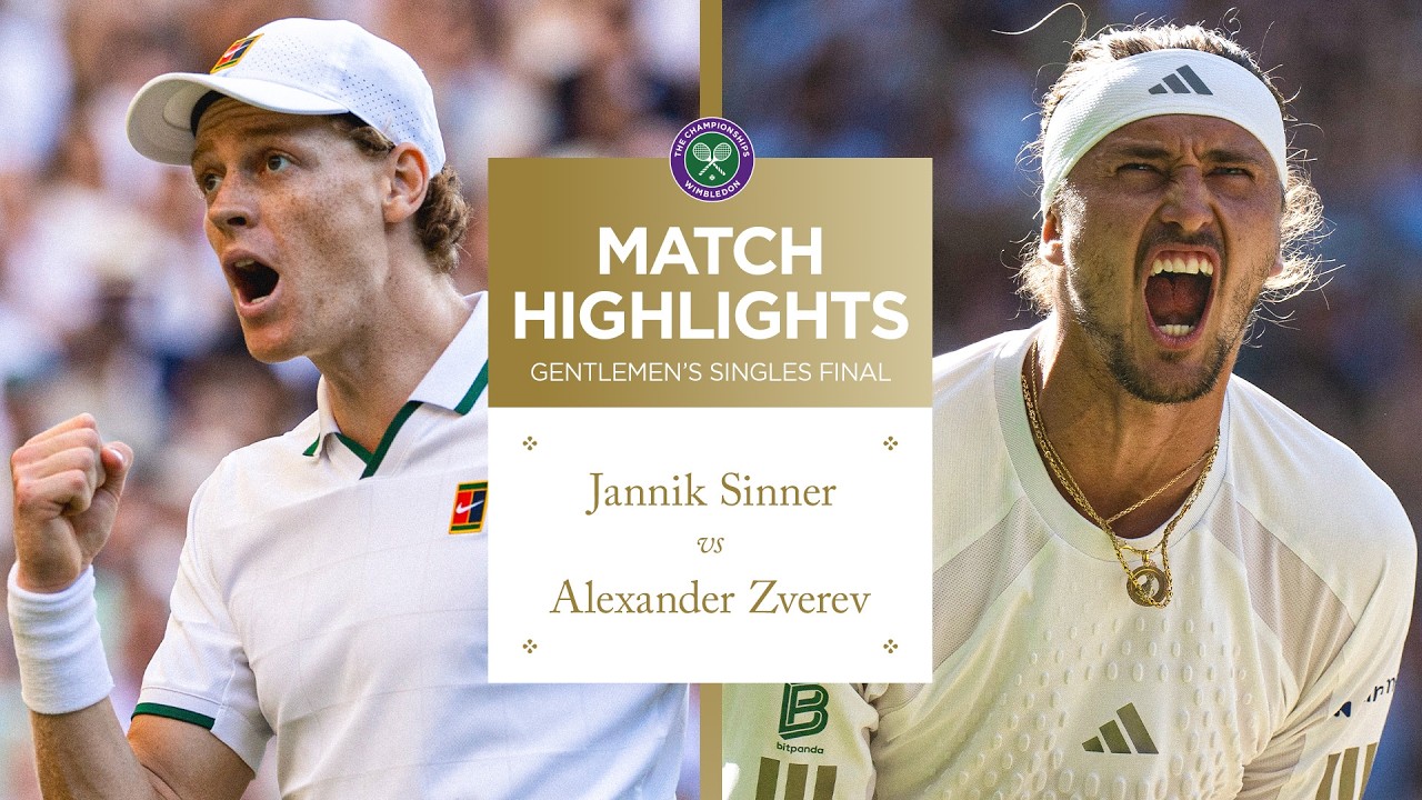 Sinner versus Zverev match highlights