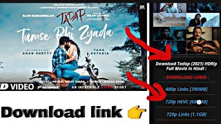 Download Tadap 2022 Full Movie in Hindi