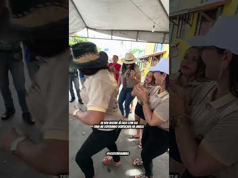 Samba Na Feira Livre Do Bravo(Serra Preta Bahia) Batuque Com Marino & Biquita 🎸🎶