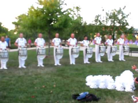 Phantom Regiment 2010 Drumline Snares lot warmup 10 -- Quarterfinals