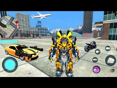 Bumblebee jet robot car transformation Multiple Car Games #12 - Android Gameplay