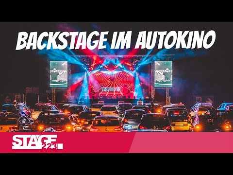 Backstage im Autokino Monheim | stage223 Deutschland Tour 🇩🇪