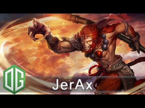 OG.JerAx Monkey King Gameplay - Ranked Match - OG Dota 2.