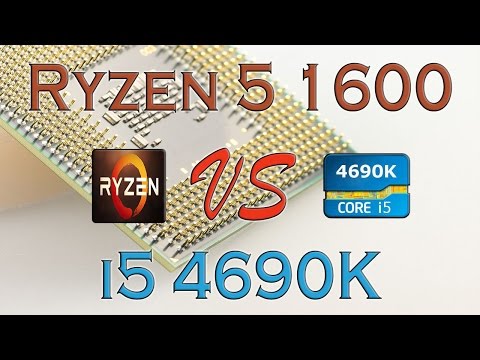 RYZEN 5 1600 vs i5 4690K - BENCHMARKS / GAMING TESTS REVIEW AND COMPARISON / Ryzen vs Haswell