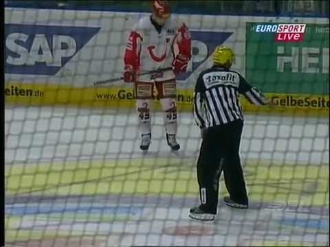 DEL 09-10 #45 Mannheim - Hannover 3-2OT