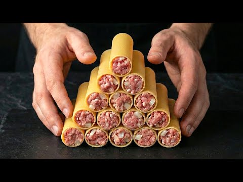Niesamowicie Pyszne Cannelloni w 15 Minut! Najlepsza Kolacja, Jaką Kiedykolwiek Miałeś!