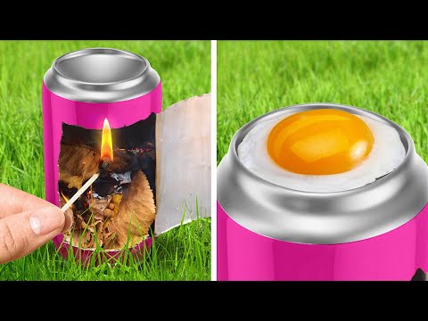 Easy Recipes to Cook Outdoors || Useful Camping Hacks You Should Know