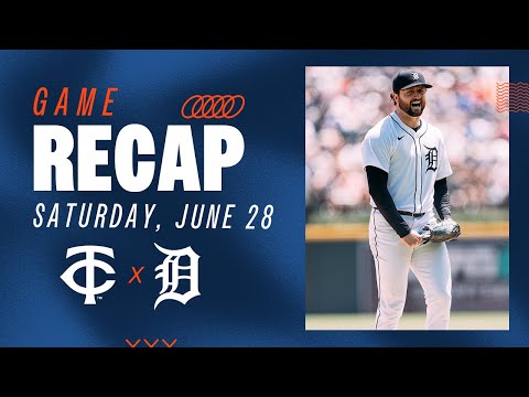 Game Highlights: Tigers Pounce on Twins to Level Series | 6/28/25