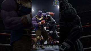 Quem vencer o Thanos fica RICO! 🤑💰 #spiderman #shorts #ia #ironman #deadpool #venom