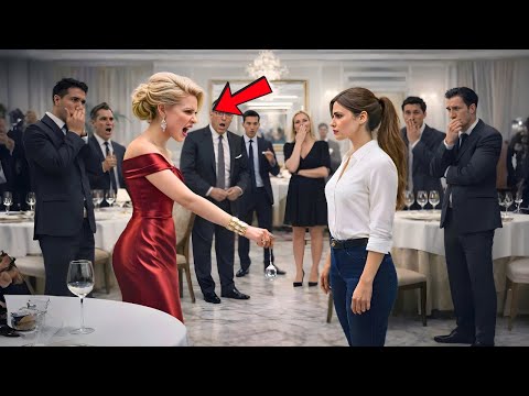 “RECOGE ESO DEL SUELO AHORA” — LA JEFA GRITA A LA CAMARERA… PERO ELLA PARALIZÓ A TODO EL RESTAURANTE