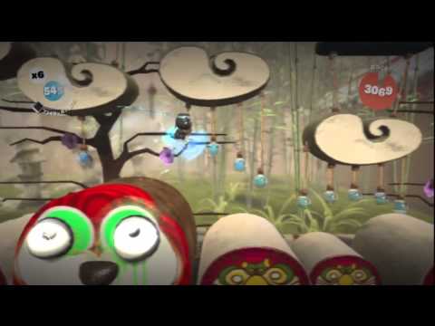 LittleBIGPlanet (720p HD) Walkthrough Part 60 - Daruma San - Score Challenge